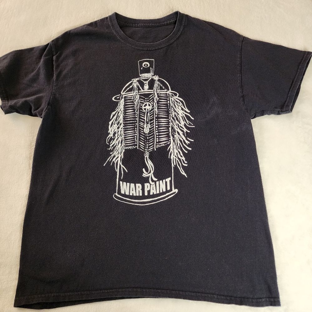 Saba Wear Spray Paint Can Labeled Was Paint Tshirt Indigenous Owned Size Large